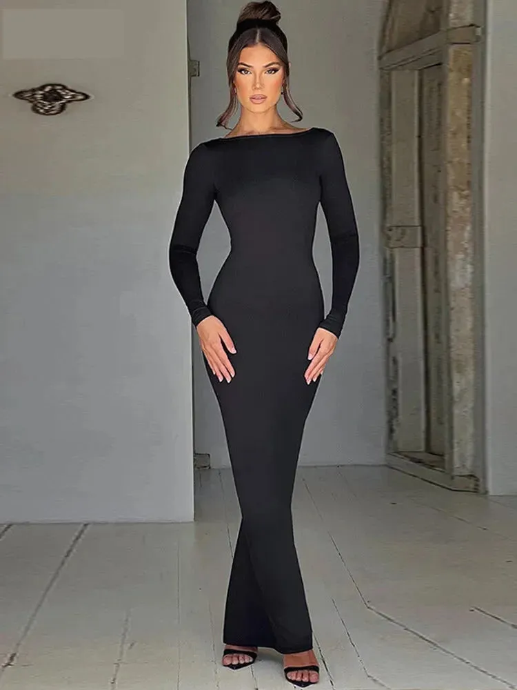 Elegant Maxi Dress for Gala Evenings - Alluring Design