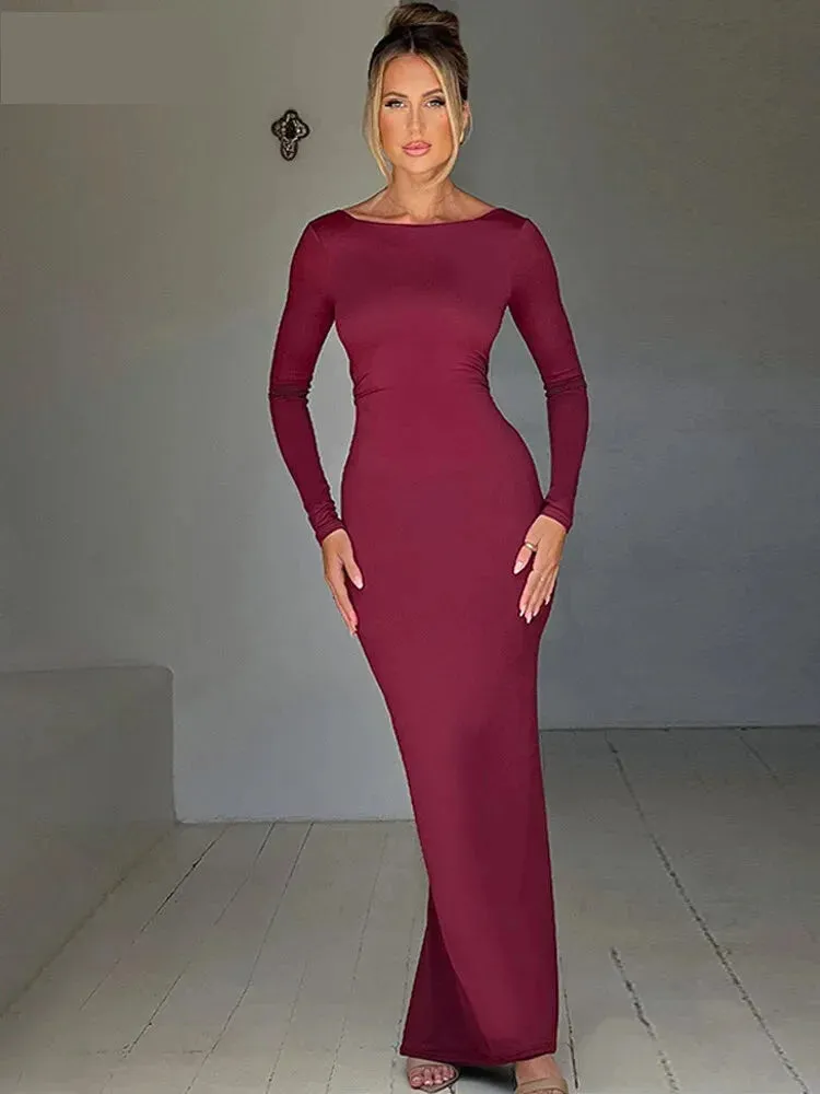 Elegant Maxi Dress for Gala Evenings - Alluring Design
