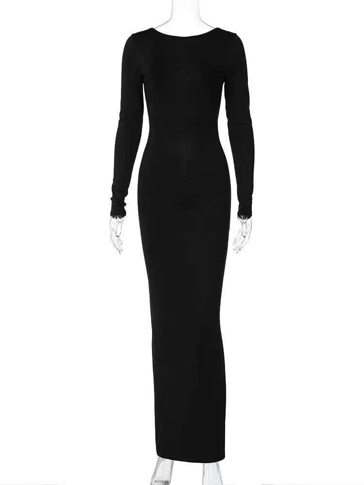 Elegant Maxi Dress for Gala Evenings - Alluring Design