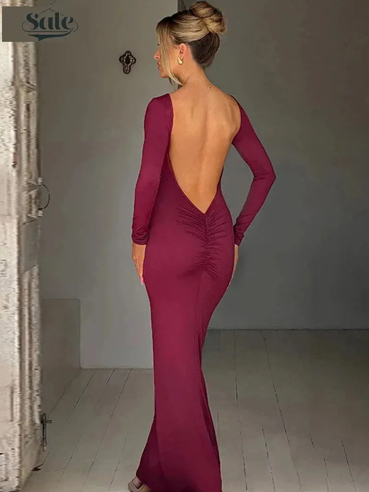 Elegant Maxi Dress for Gala Evenings - Alluring Design