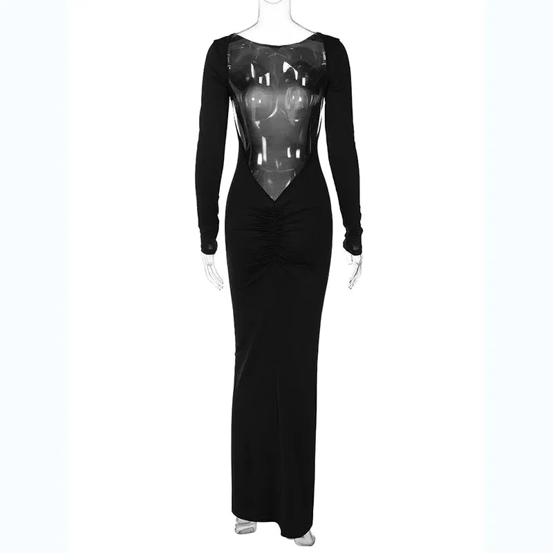 Elegant Maxi Dress for Gala Evenings - Alluring Design