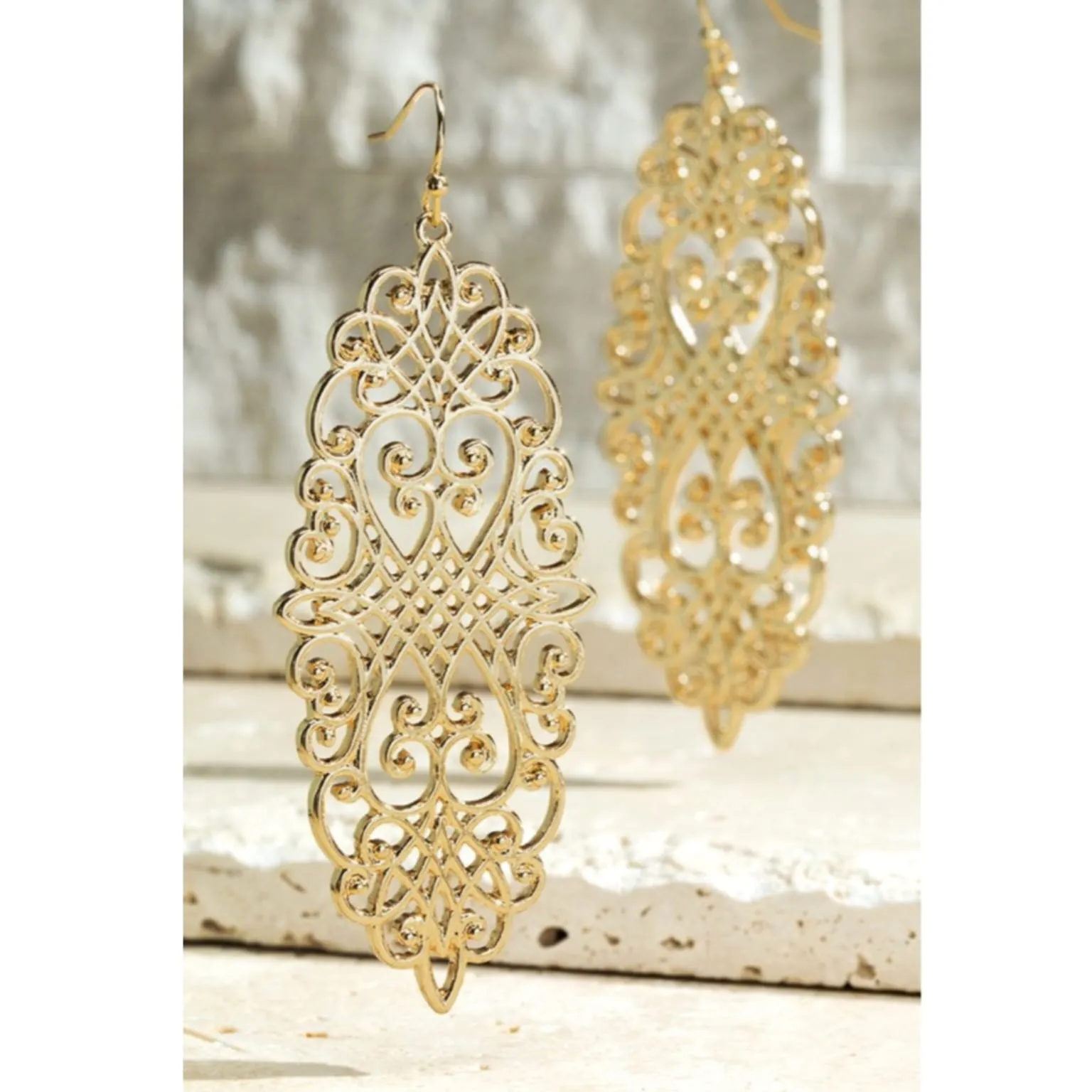 Elegant Stencil Earrings