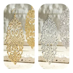 Elegant Stencil Earrings