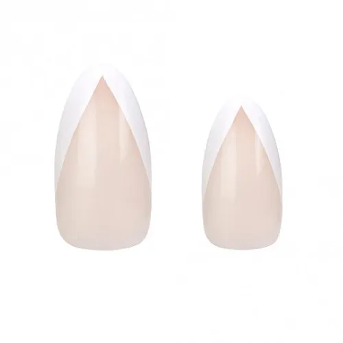 Elegant Touch Statement Stiletto French Pink Nails