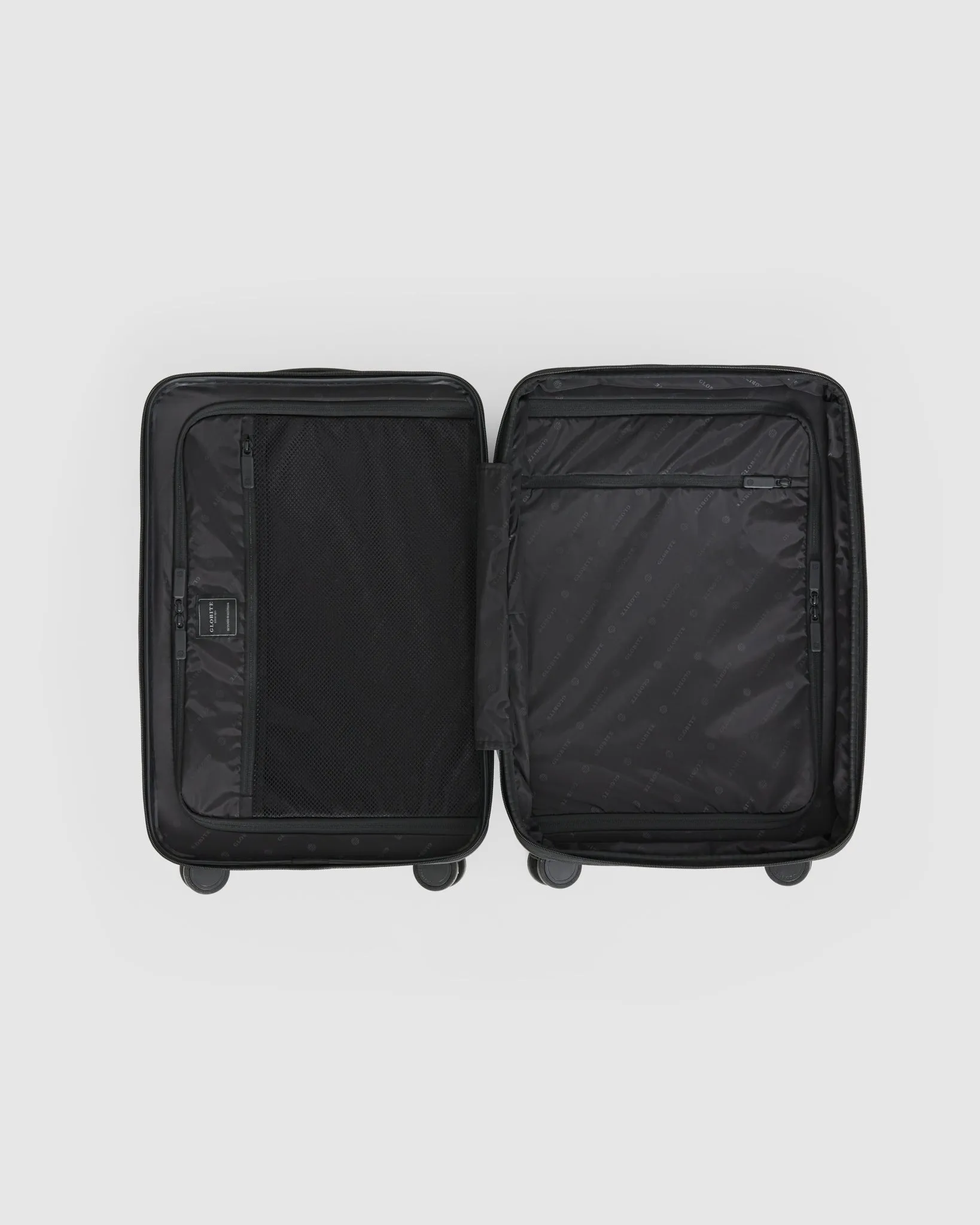 Expandable Carry On Suitcase - Caviar Black