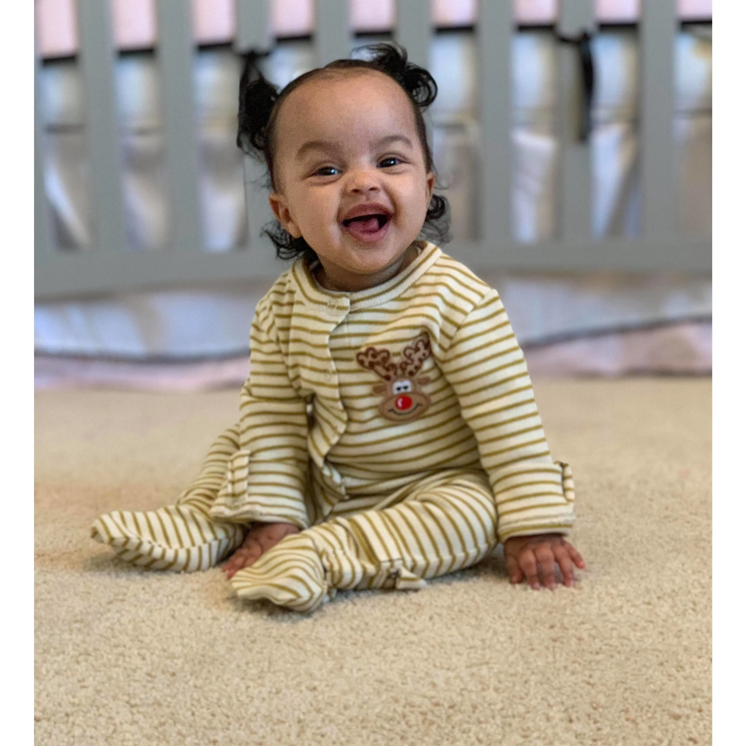 Expandable Unisex Baby Clothes For Girls & Boys Reindeer Patch