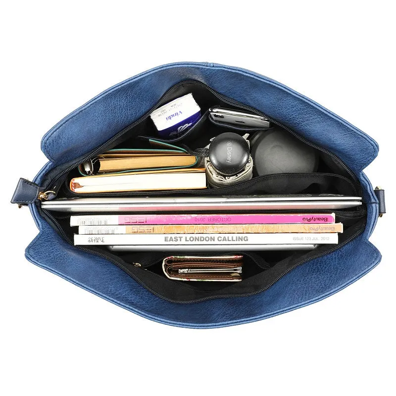Fashion Shoulder Handbag Solid Color Bag