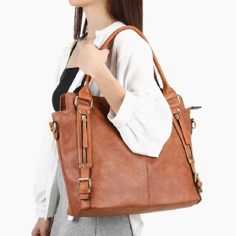 Fashion Shoulder Handbag Solid Color Bag