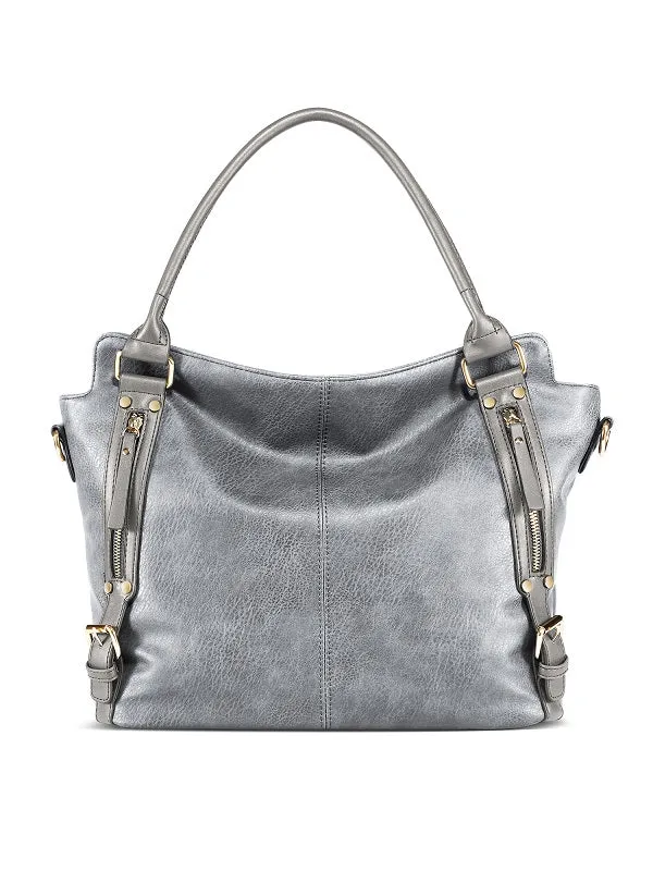 Fashion Shoulder Handbag Solid Color Bag