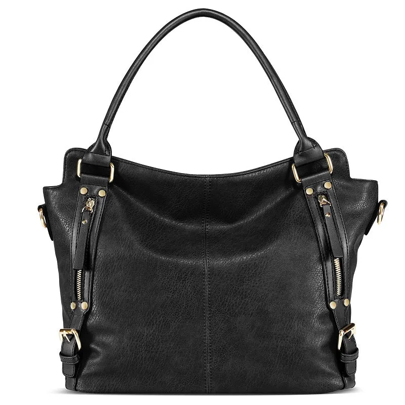 Fashion Shoulder Handbag Solid Color Bag