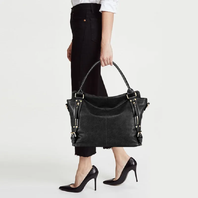 Fashion Shoulder Handbag Solid Color Bag