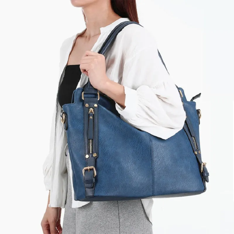 Fashion Shoulder Handbag Solid Color Bag