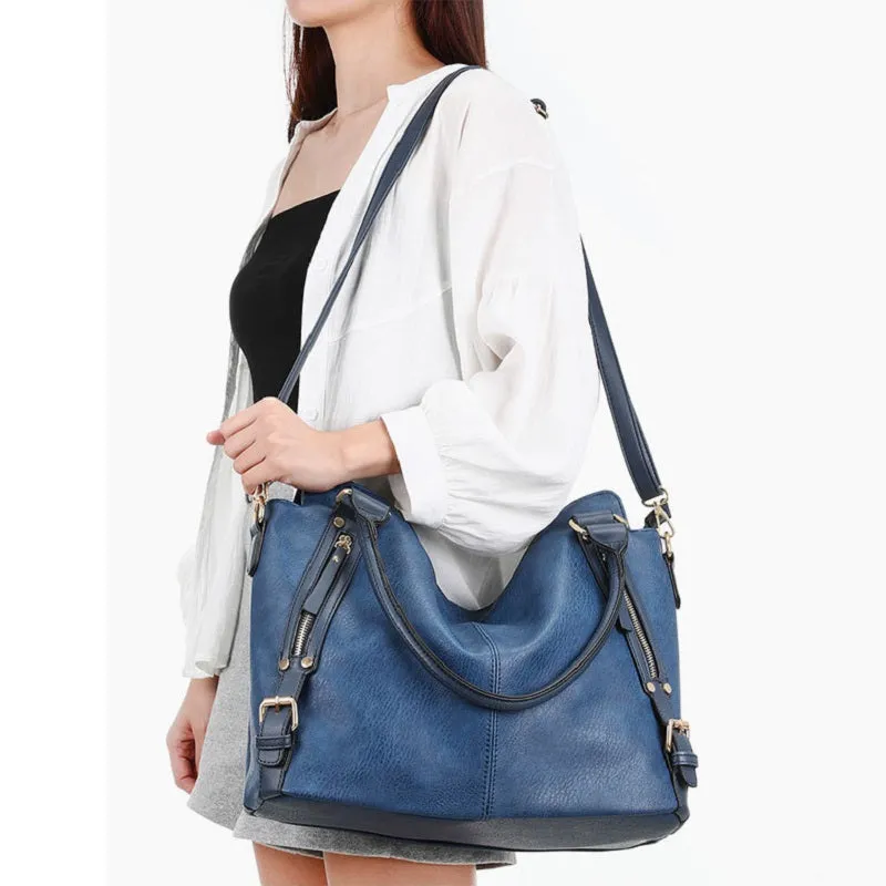 Fashion Shoulder Handbag Solid Color Bag