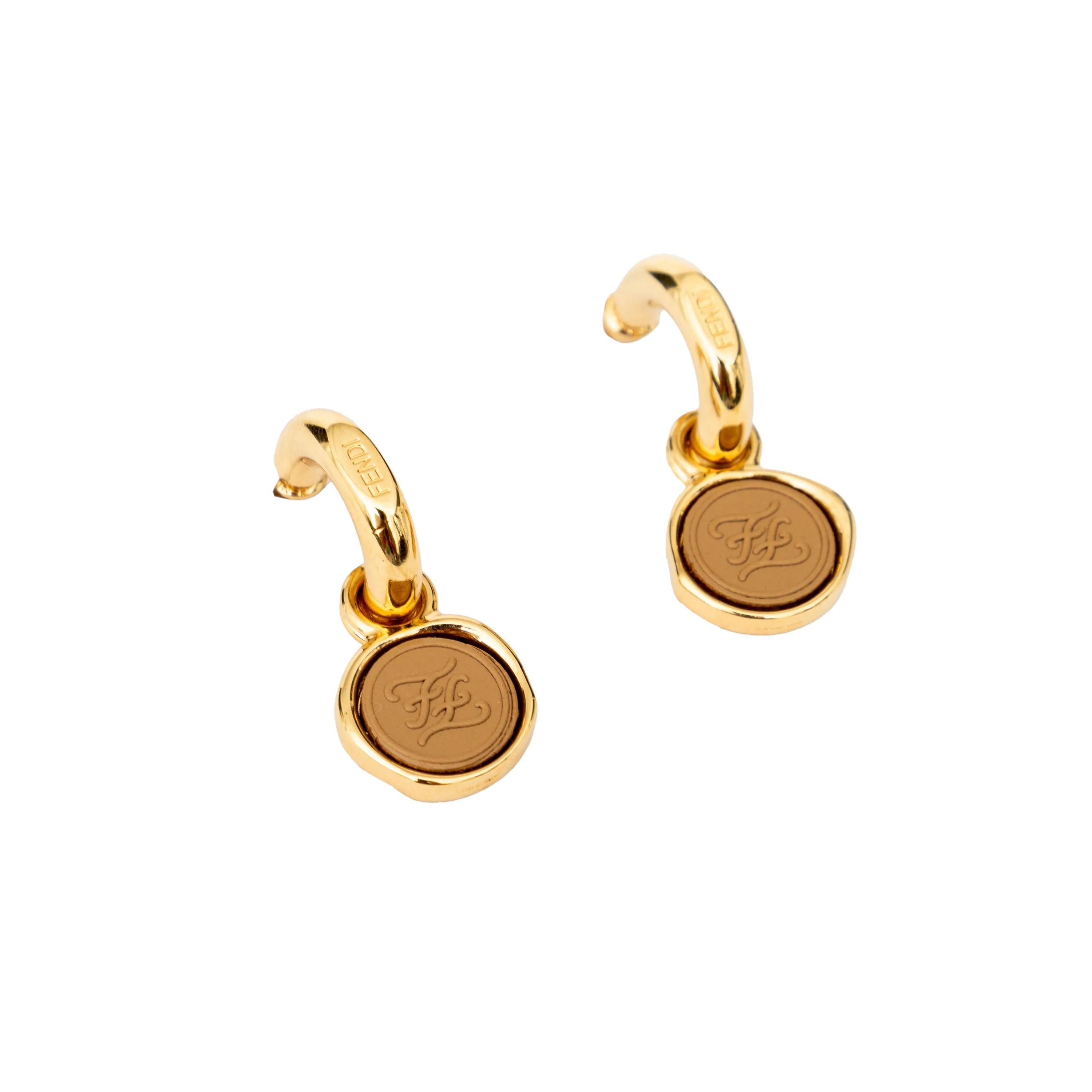 Fendi Karligraphy Drop Earrings - '10s