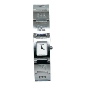 FENDI Stella Watch 3150L Quartz White Dial Stainless Steel Ladies