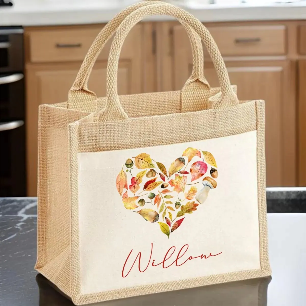 Festive Personalised Winter Bag - Charming Animal Design - Christmas Gift for Child