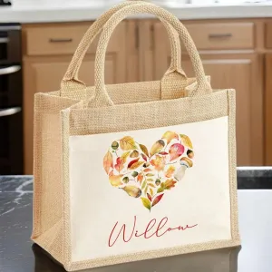 Festive Personalised Winter Bag - Charming Animal Design - Christmas Gift for Child