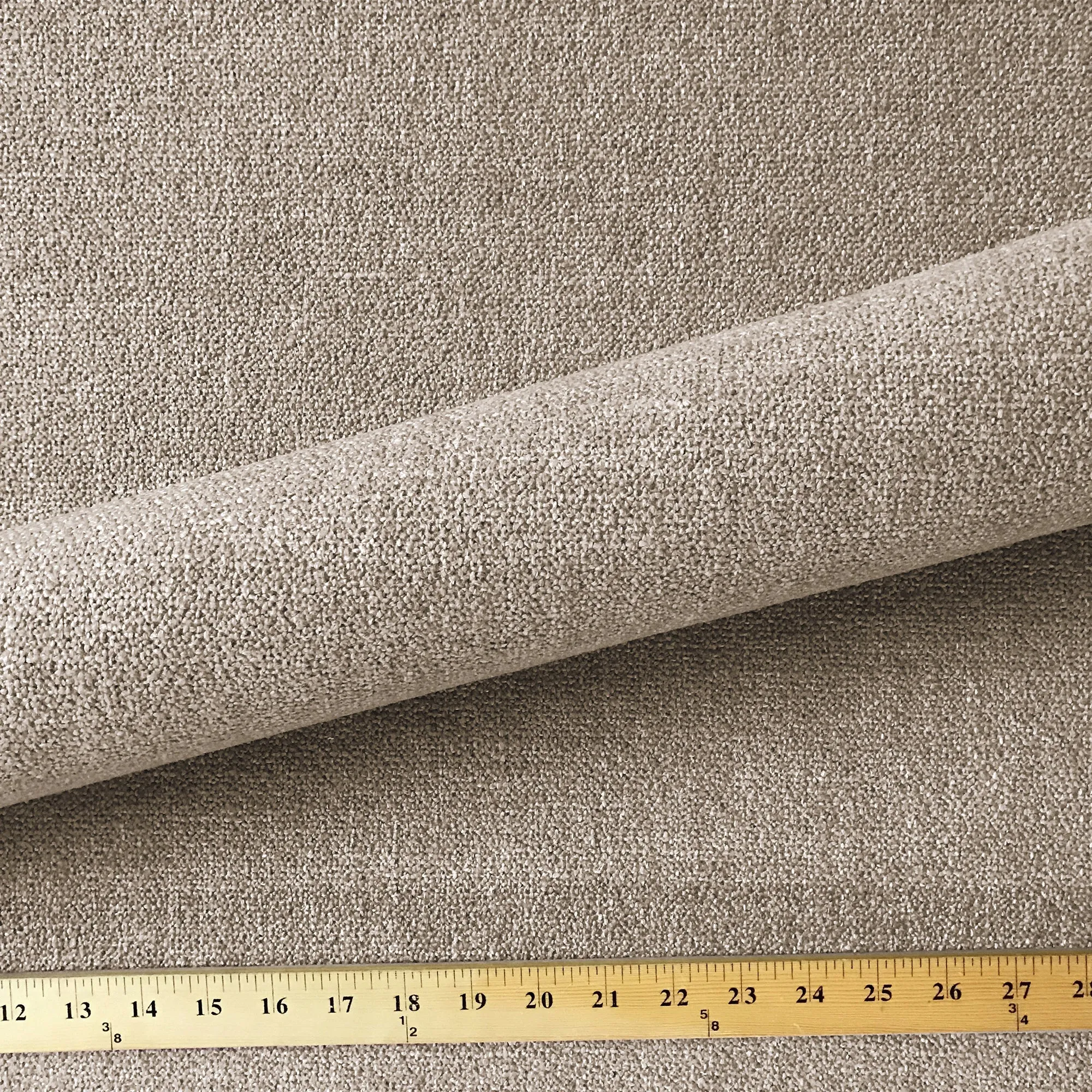 Flax Rustic Textured Woven Upholstery Fabric 54"