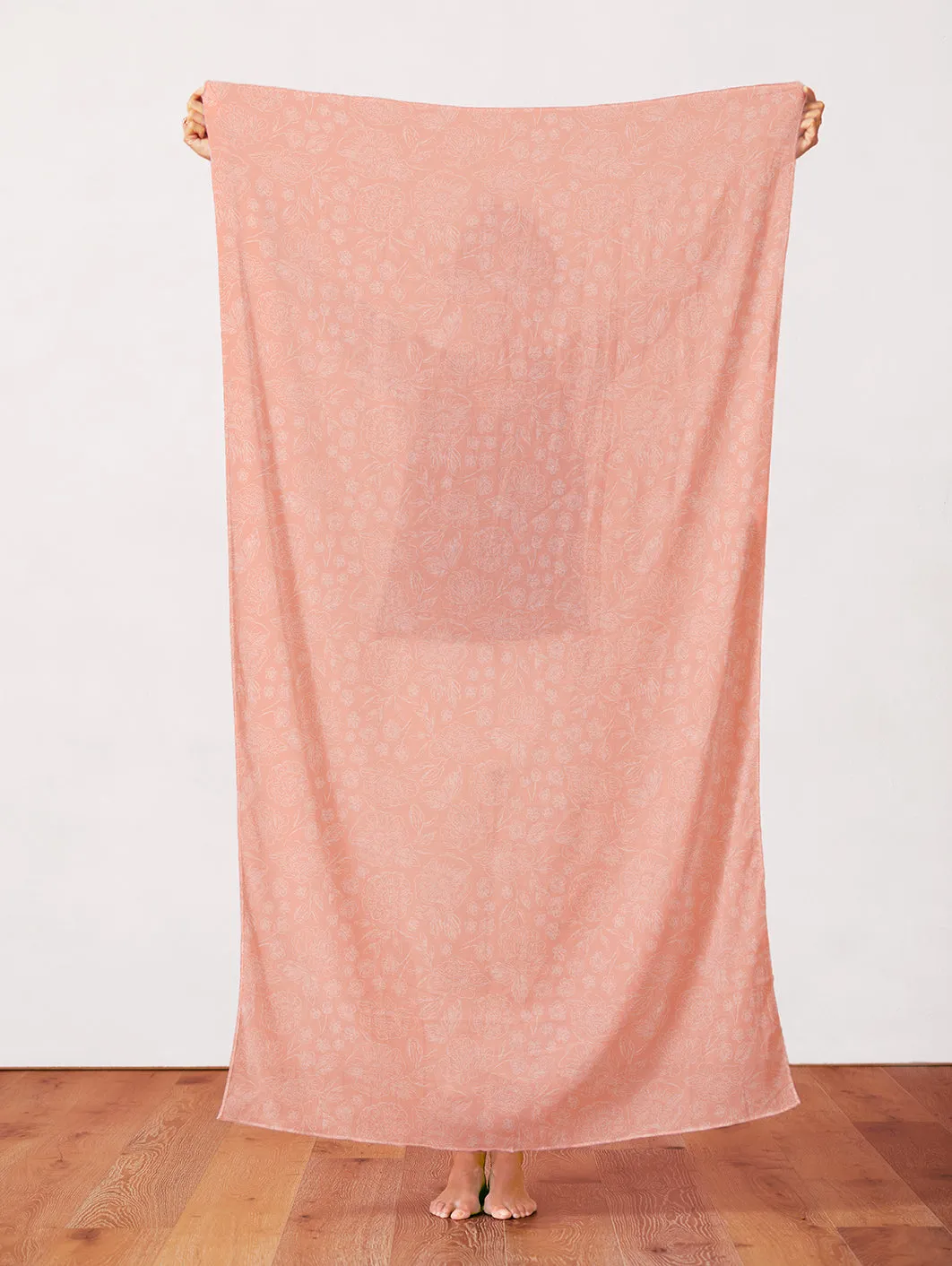 Floral Outline - Pink