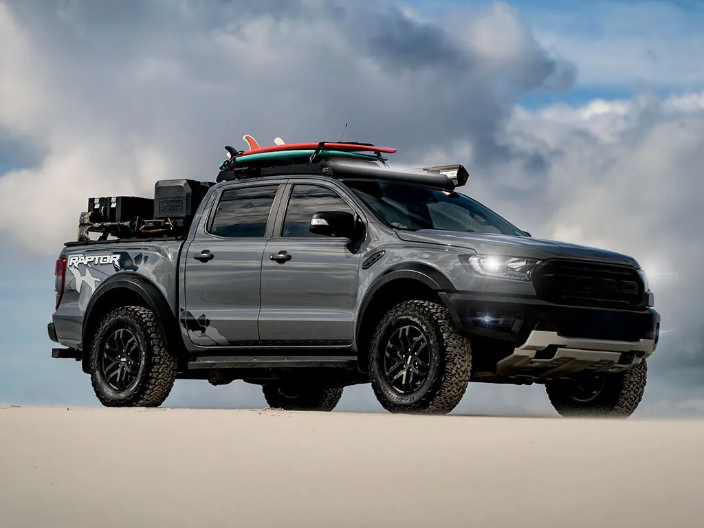 Ford Ranger T6 / Wildtrak / Raptor (2012-2022) Slimsport Roof Rack Kit / Lightbar ready - by Front Runner