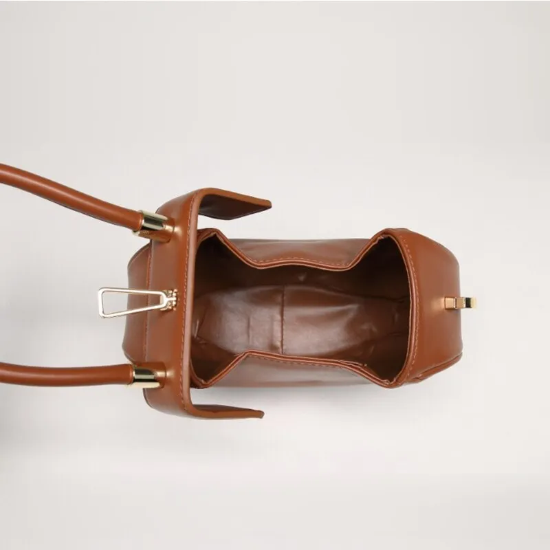 Genuine Leather Luxury Dumplings Handbag