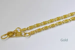 Gold Purse Frame Wheat Chain  110cm(43")