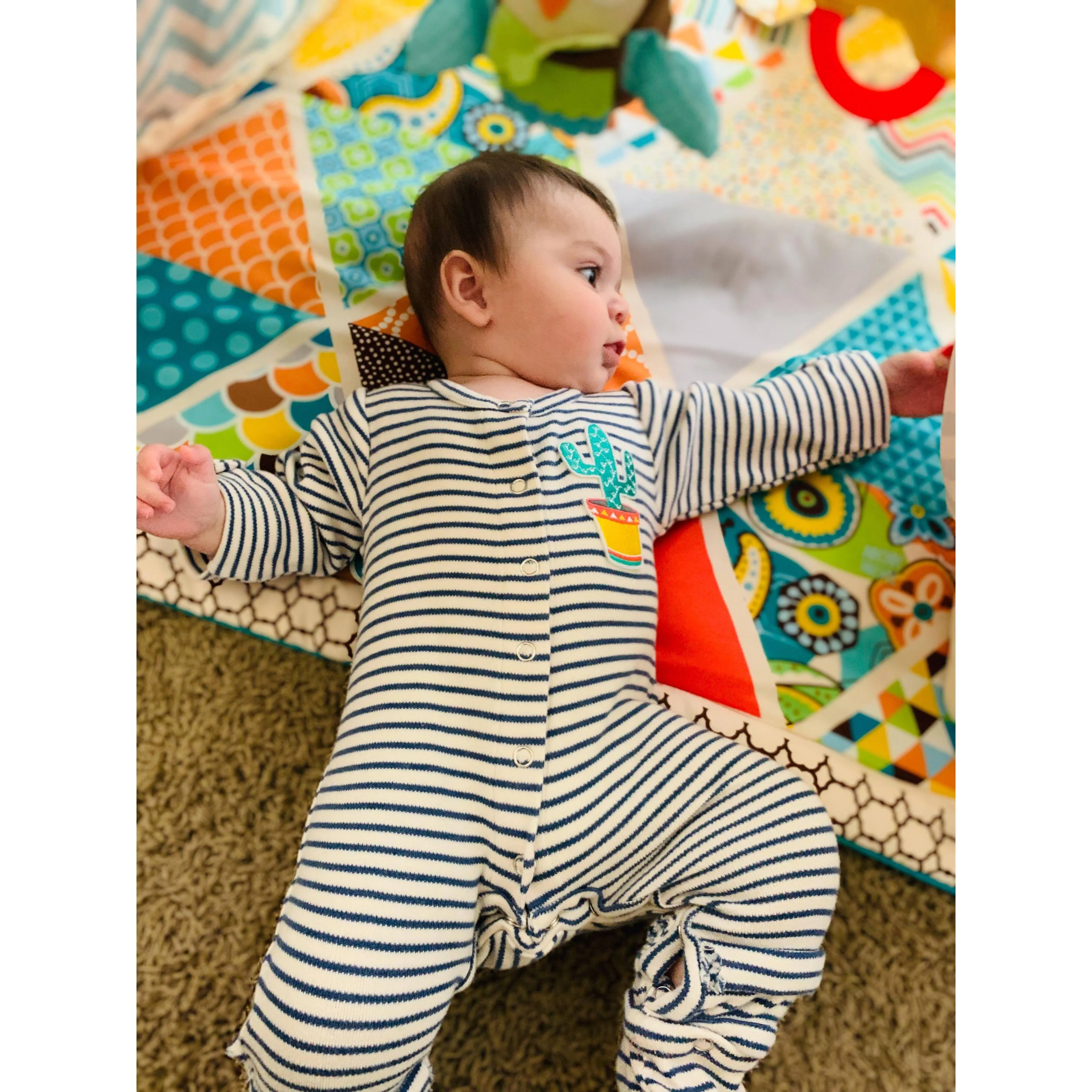 Grow With Me Adjustable Baby Clothing For Boys Cactus Patch
