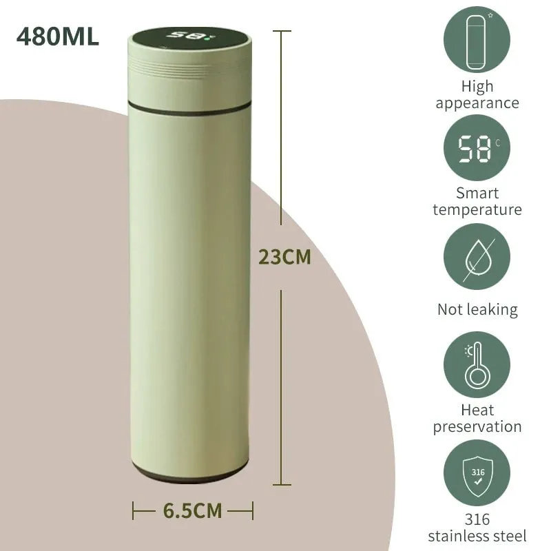 Intelligent Stainless Steel Water Bottle