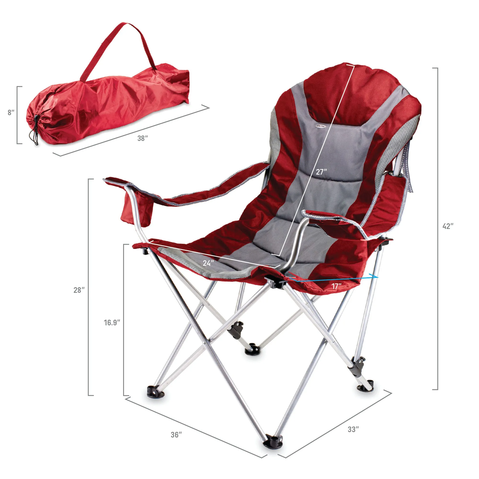 Kansas City Chiefs - Reclining Camp Chair