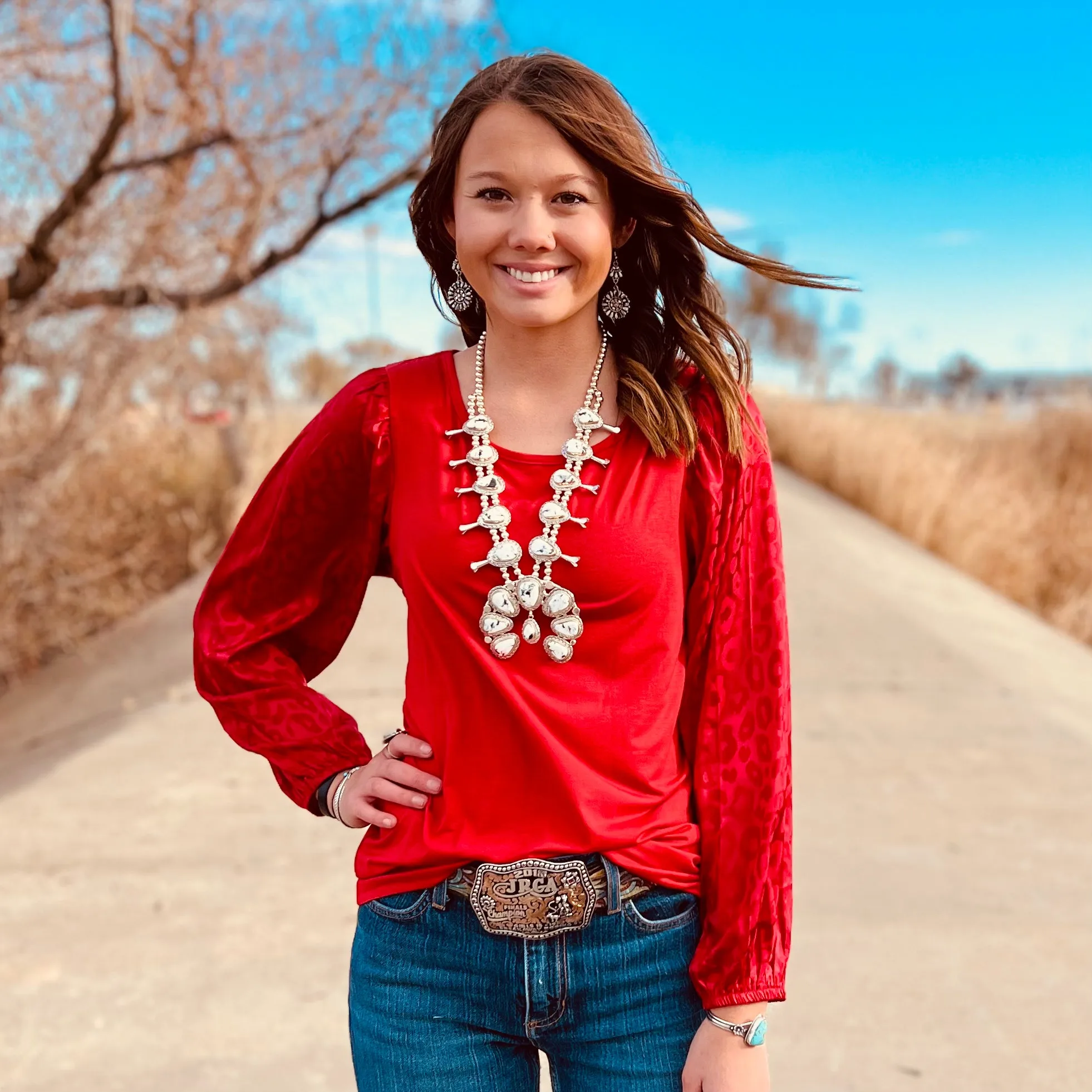 Lady In Red Top*