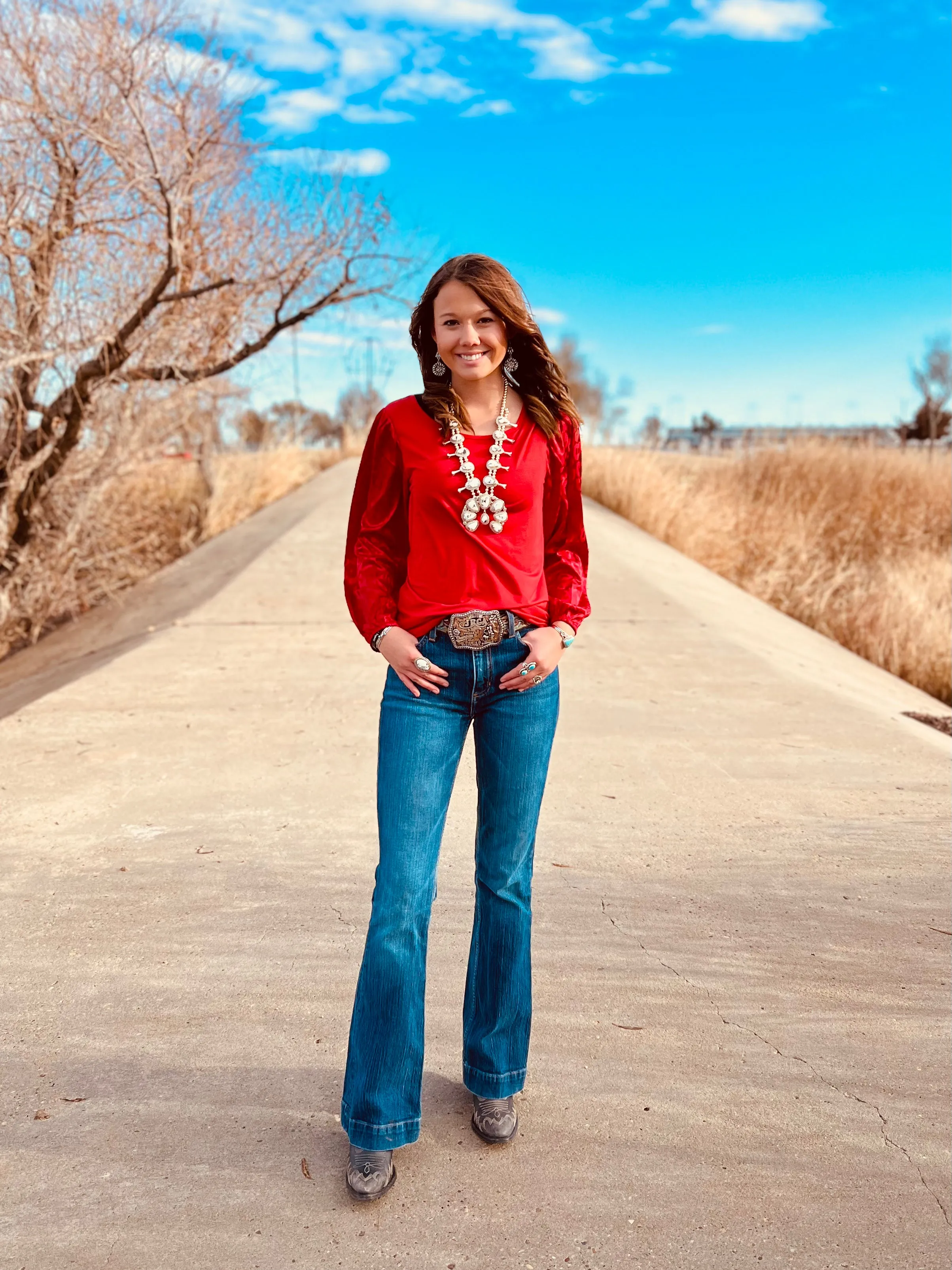Lady In Red Top*