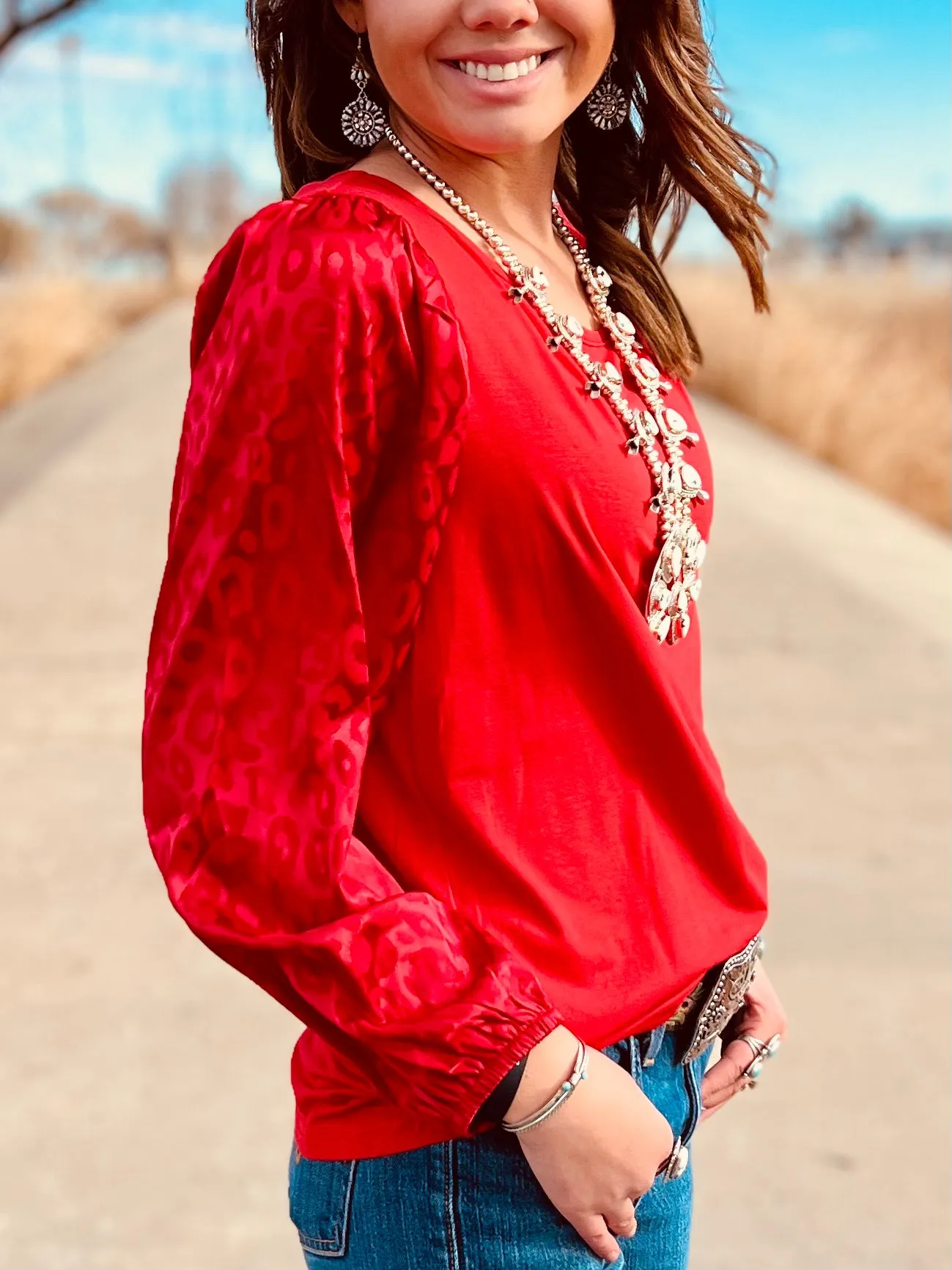 Lady In Red Top*