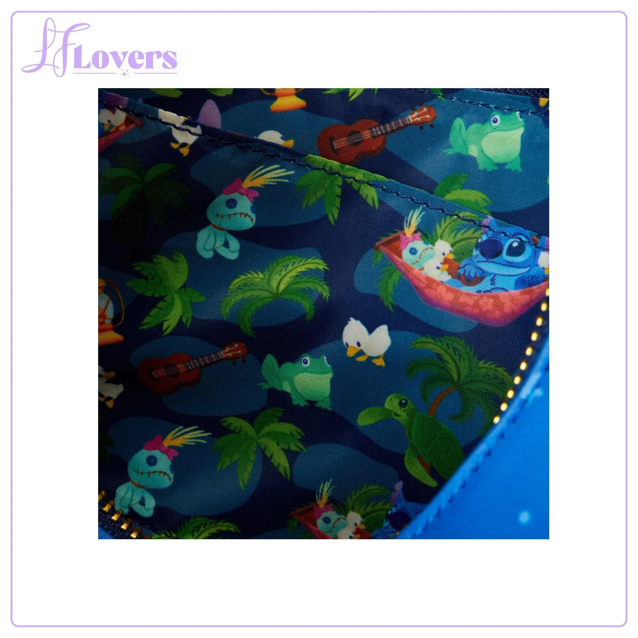 Loungefly Disney Stitch Camping Cuties Hammock Crossbody