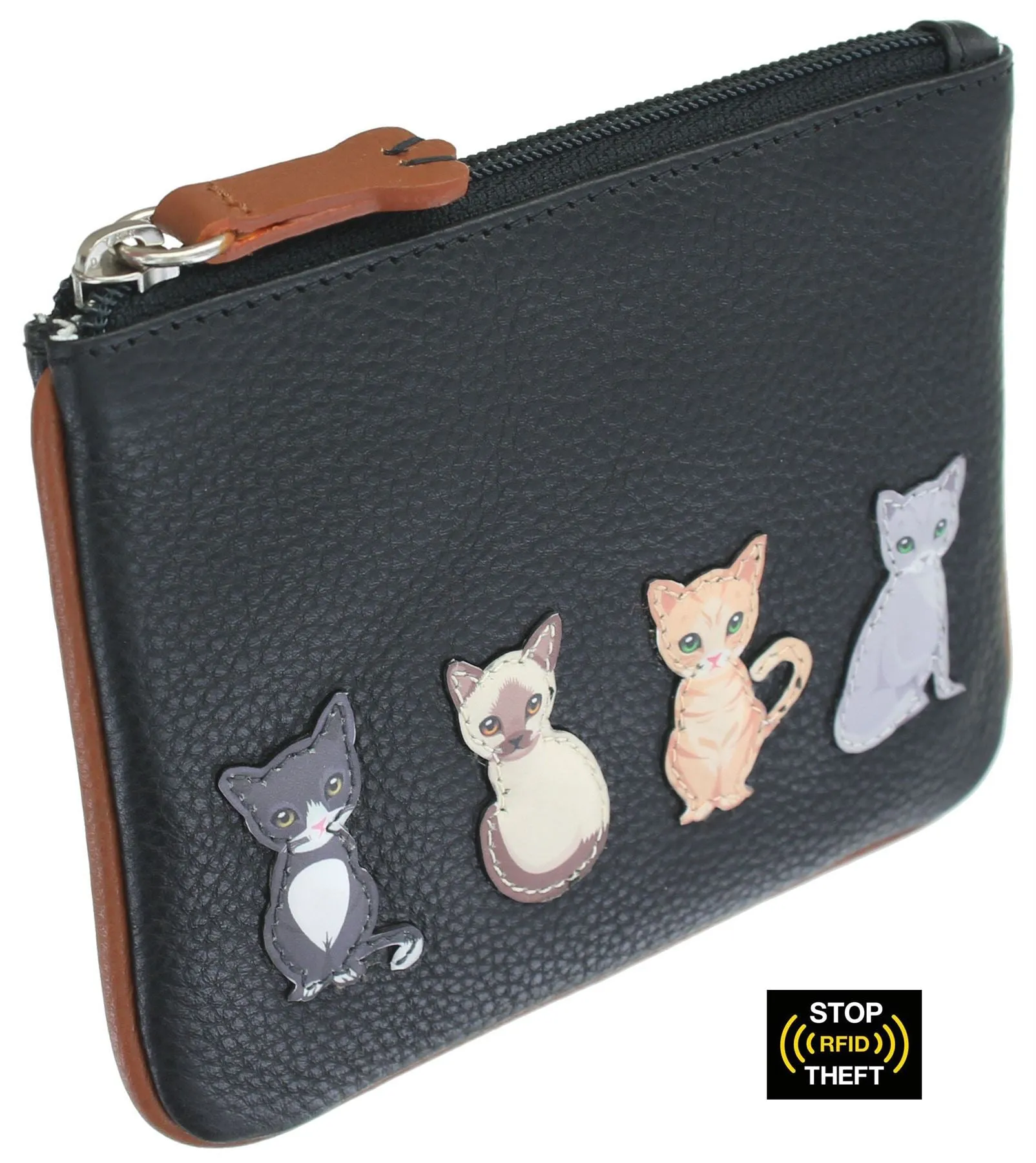 Mala Leather Best Friends Collection Leather Coin Purse RFID Blocking 4228_65