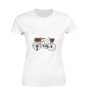 Mister Fab Beautiful Cycle Women Round Neck printed T-Shirts