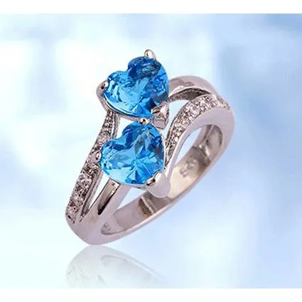 Ocean Love Topaz Ring