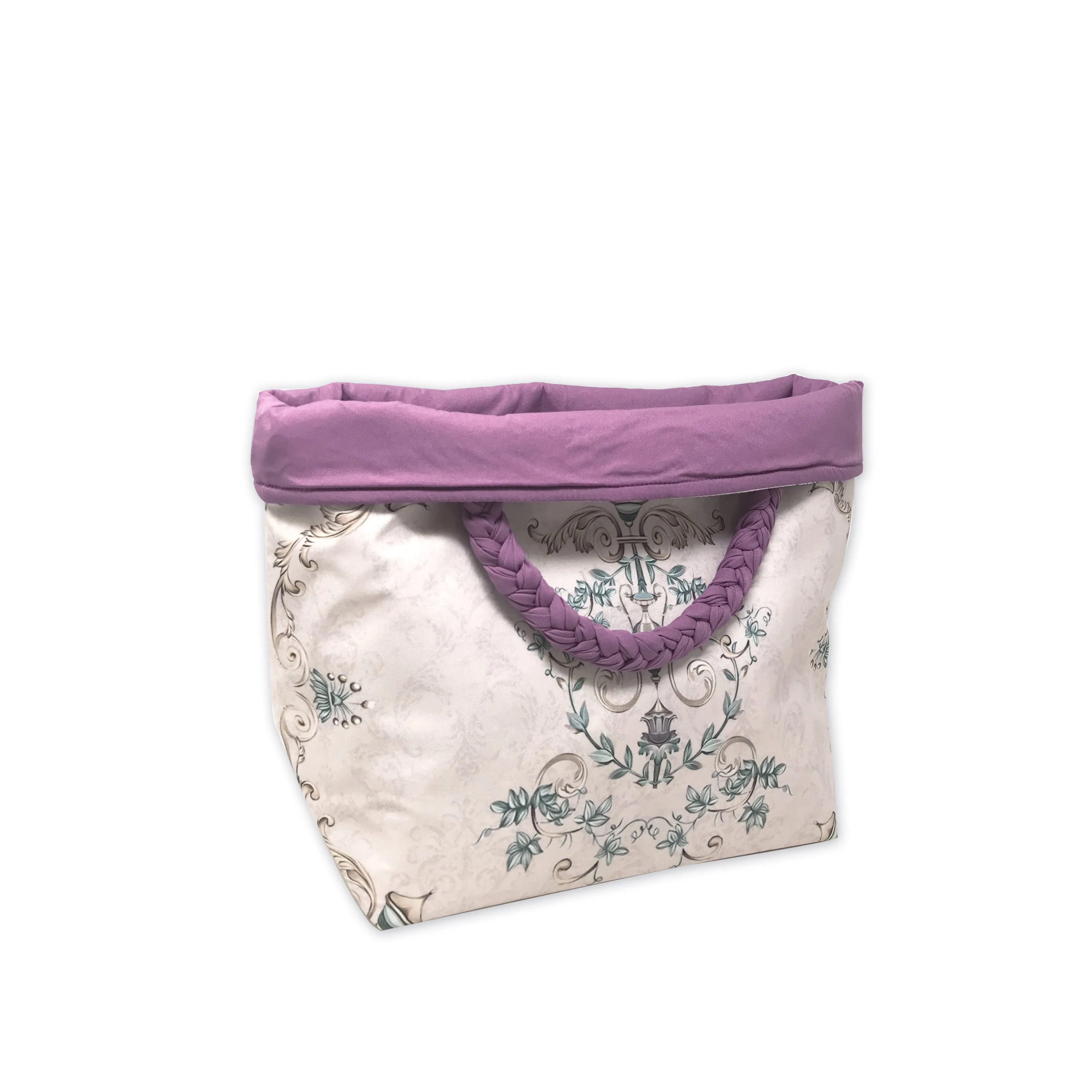 Pale Florids Roll down Bag/Basket