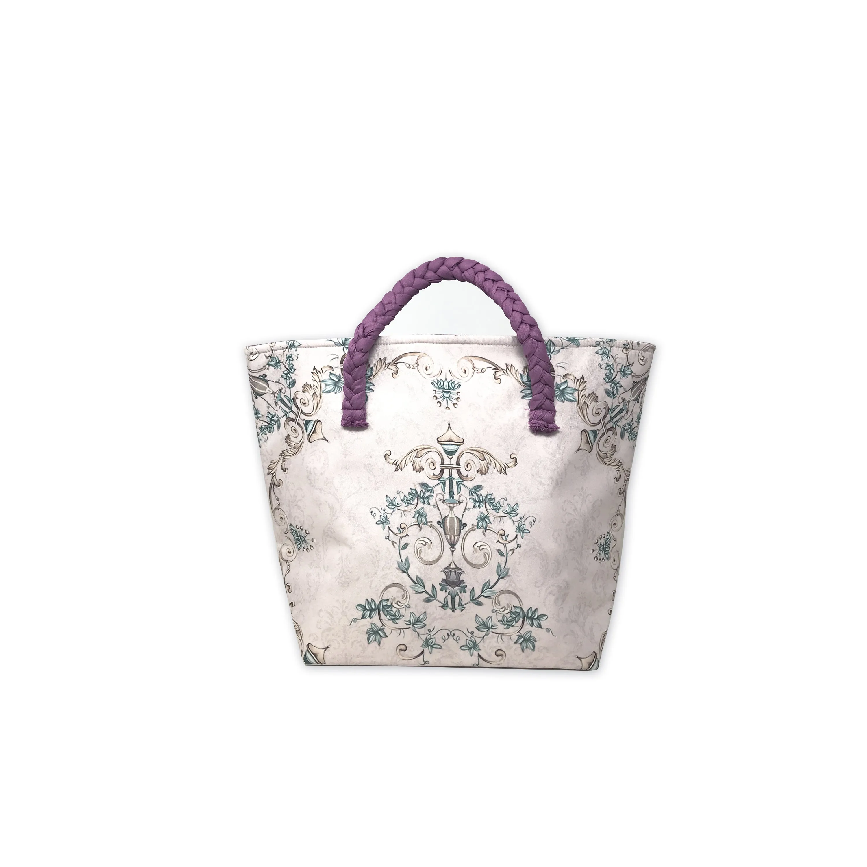 Pale Florids Roll down Bag/Basket