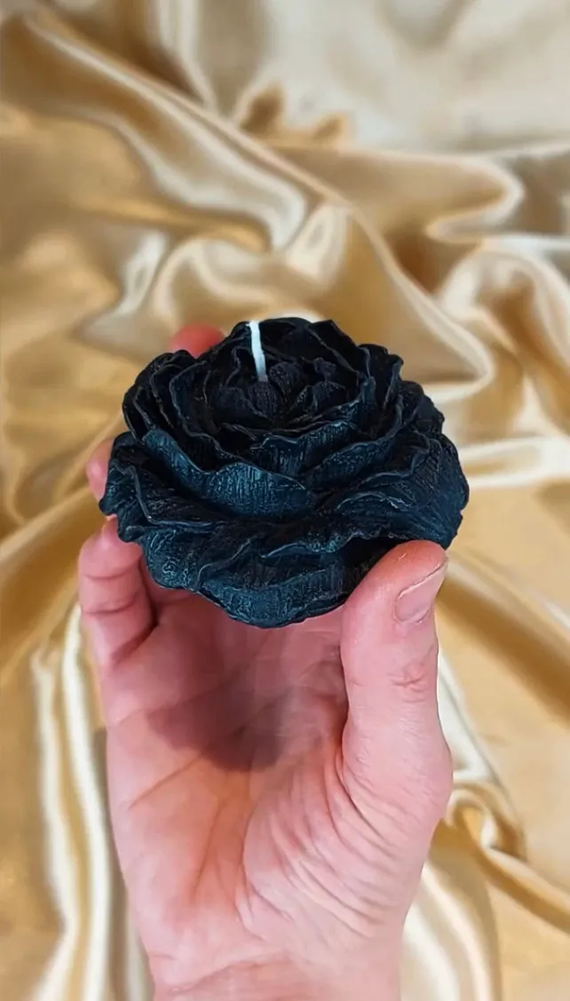 Peony Flower  Soy Wax  Aesthetic Home Decor Candle, Decorative Candle, Blooming Floral, Nature-inspired Decor, Romantic Candlelight, Blossom-themed Candle