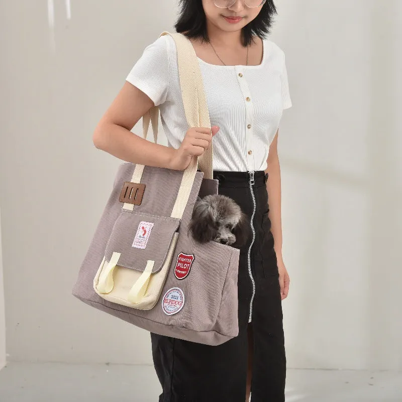 Pet Bag | Portable Single-Shoulder Pet Handbag | Stylish Hands-Free Carrier