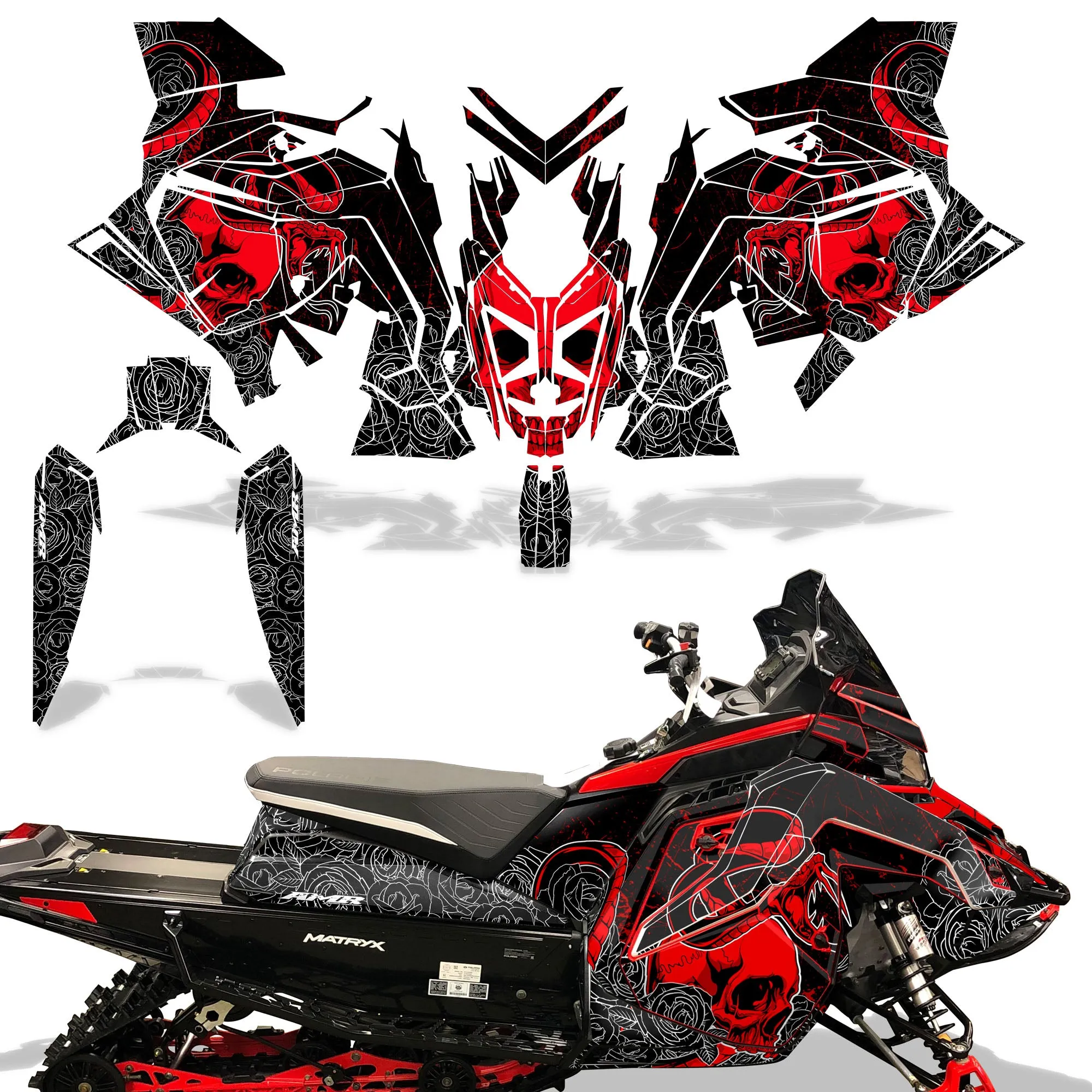 Polaris Matryx / Indy / Assault 2020 Sled Snowmobile Graphics Decal Kit