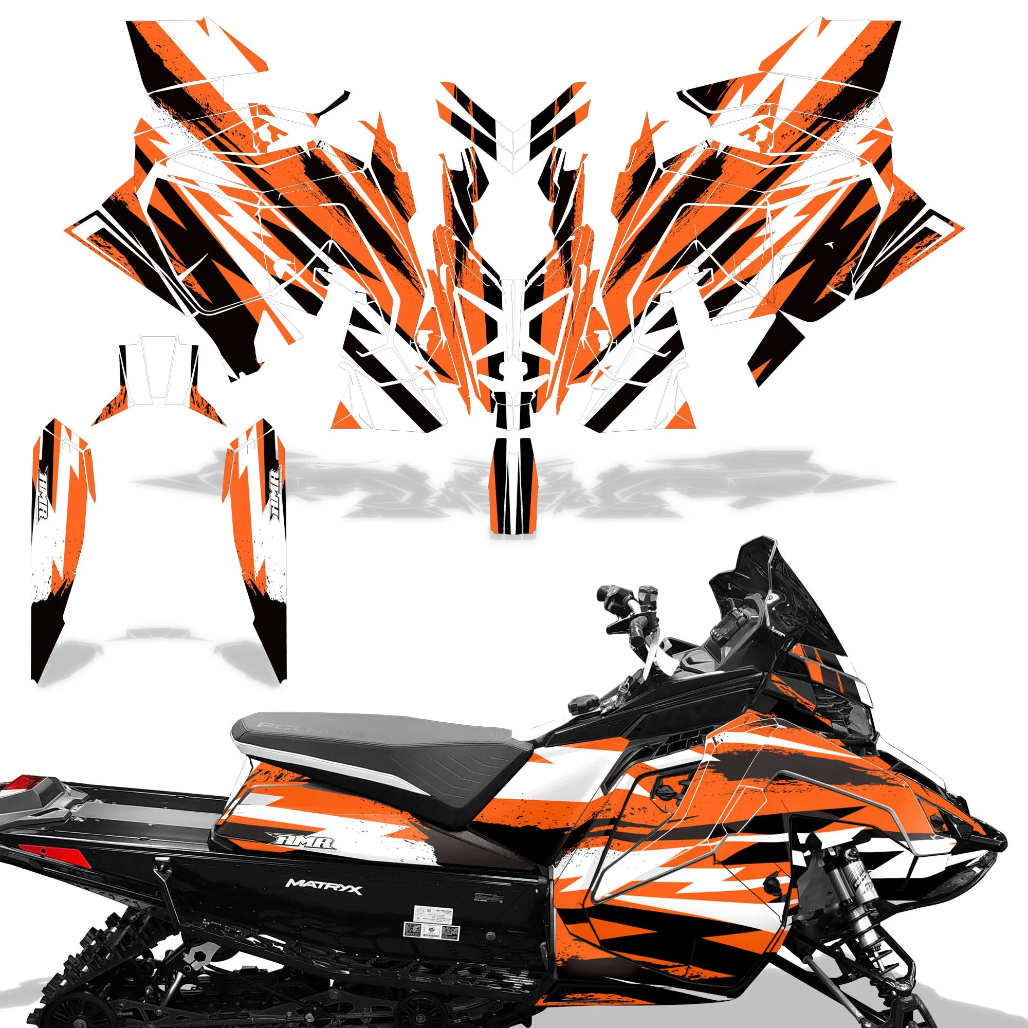 Polaris Matryx / Indy / Assault 2020 Sled Snowmobile Graphics Decal Kit