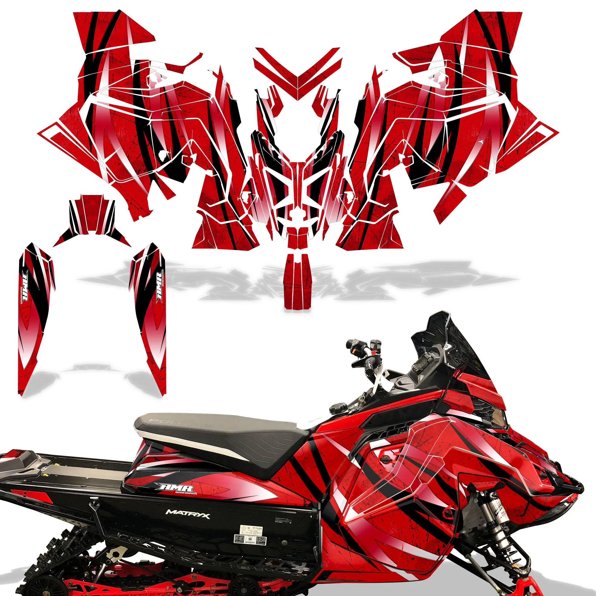 Polaris Matryx / Indy / Assault 2020 Sled Snowmobile Graphics Decal Kit