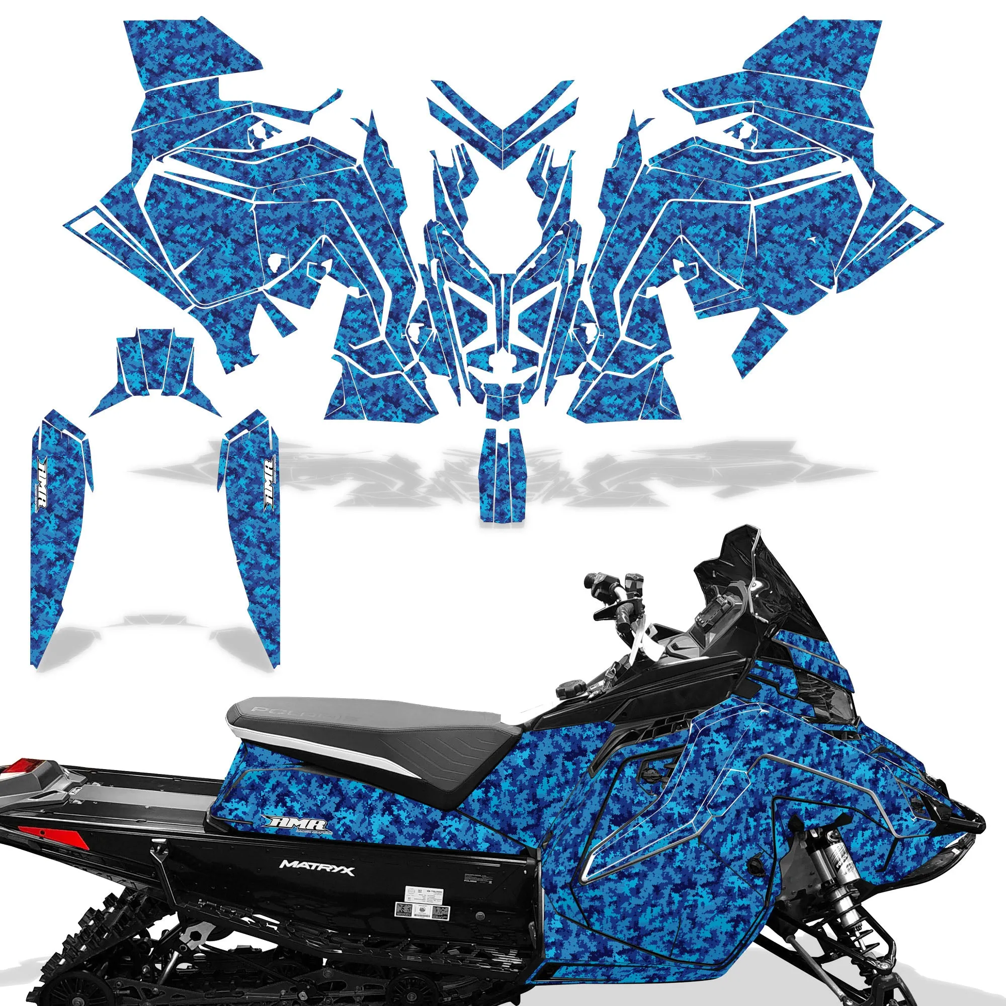 Polaris Matryx / Indy / Assault 2020 Sled Snowmobile Graphics Decal Kit