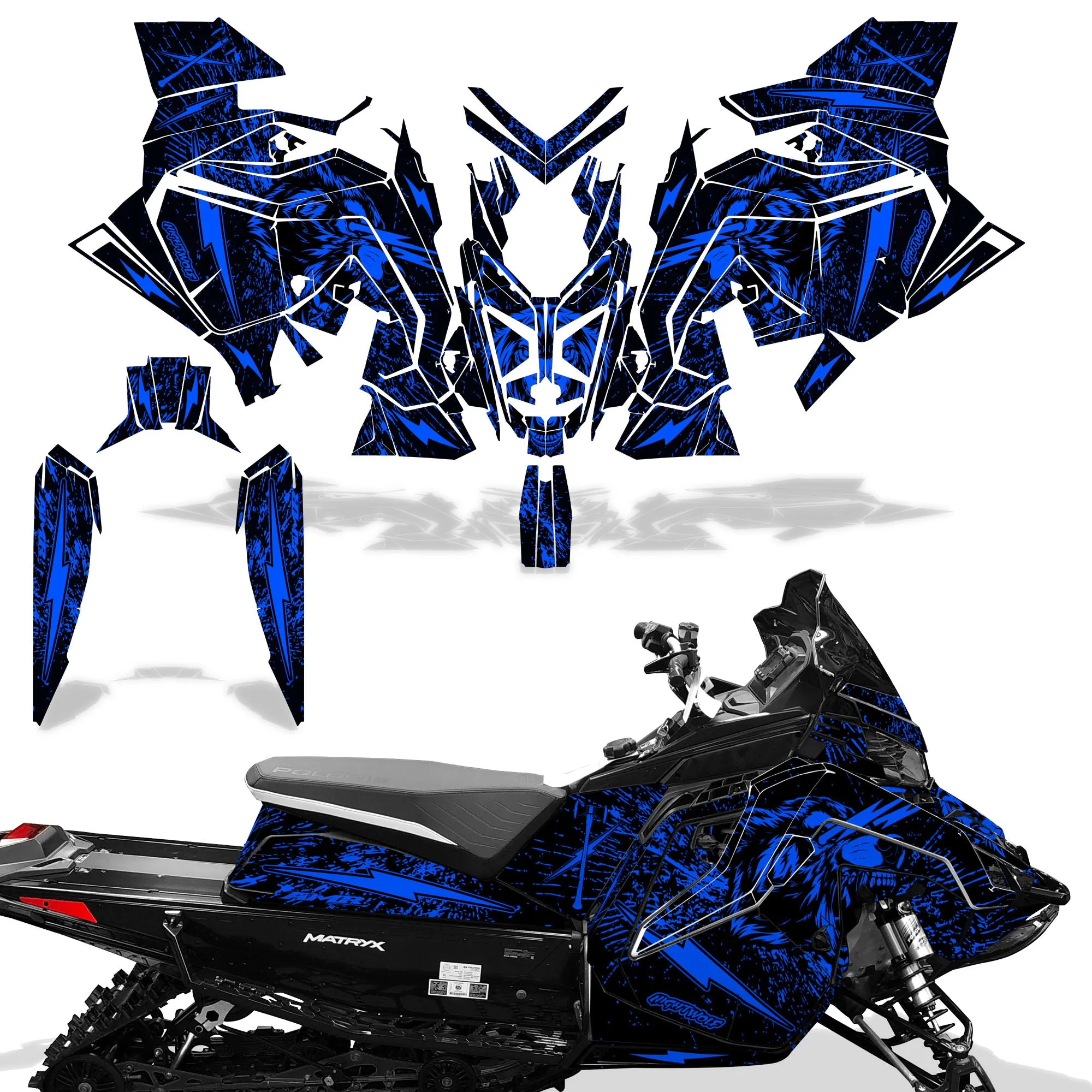Polaris Matryx / Indy / Assault 2020 Sled Snowmobile Graphics Decal Kit