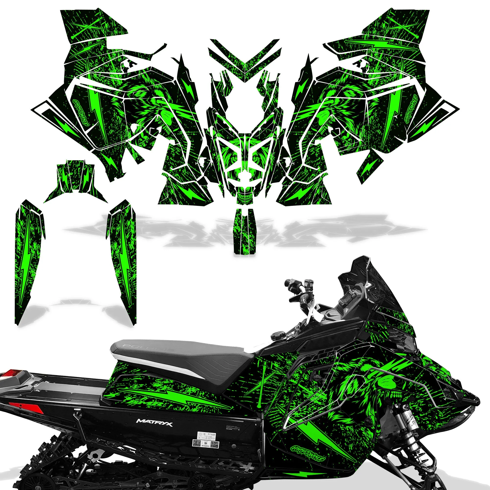 Polaris Matryx / Indy / Assault 2020 Sled Snowmobile Graphics Decal Kit