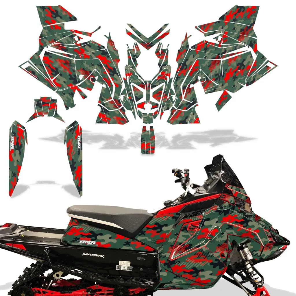 Polaris Matryx / Indy / Assault 2020 Sled Snowmobile Graphics Decal Kit