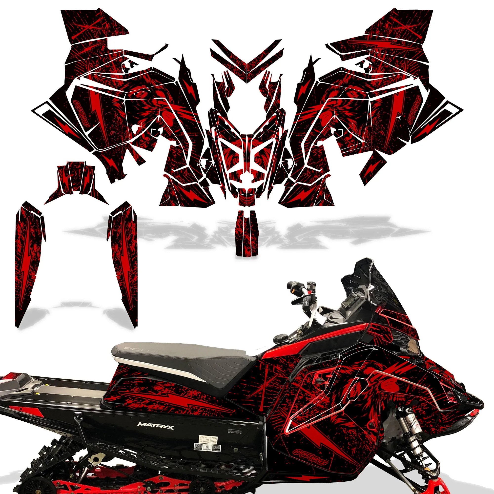 Polaris Matryx / Indy / Assault 2020 Sled Snowmobile Graphics Decal Kit