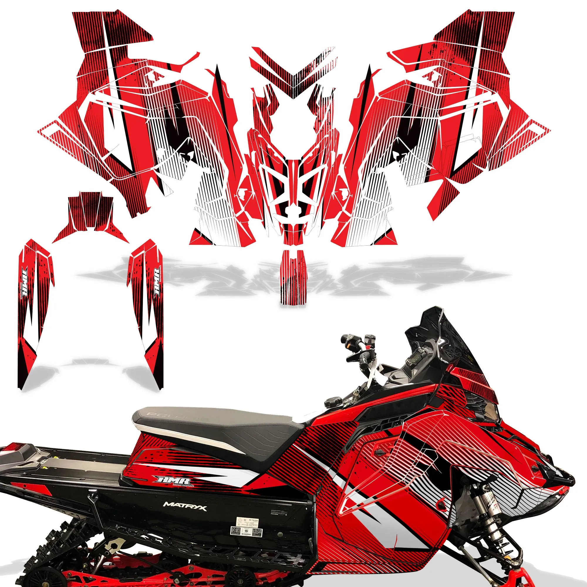 Polaris Matryx / Indy / Assault 2020 Sled Snowmobile Graphics Decal Kit
