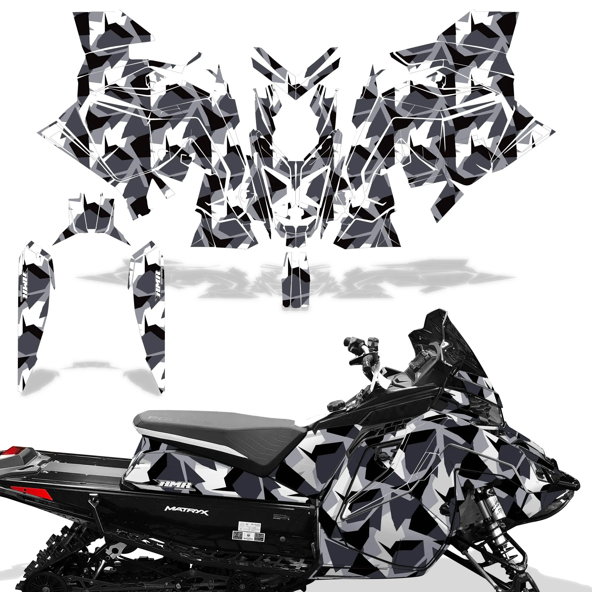 Polaris Matryx / Indy / Assault 2020 Sled Snowmobile Graphics Decal Kit